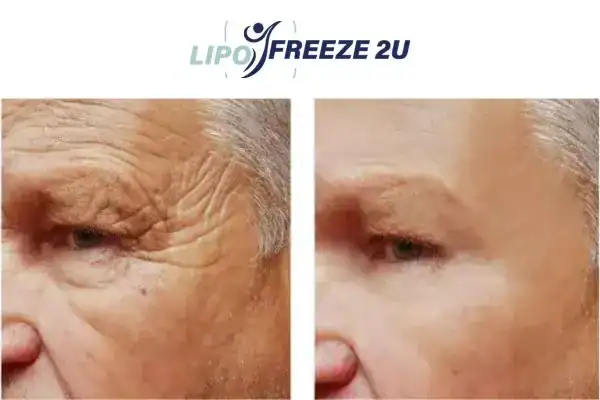 Mens before and after Morpheus 8 Wilmslow results.