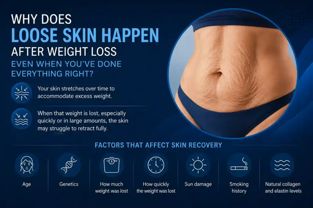 Why Does Loose Skin Happen After Weight Loss Even When You’ve Done Everything Right Wilmslow?