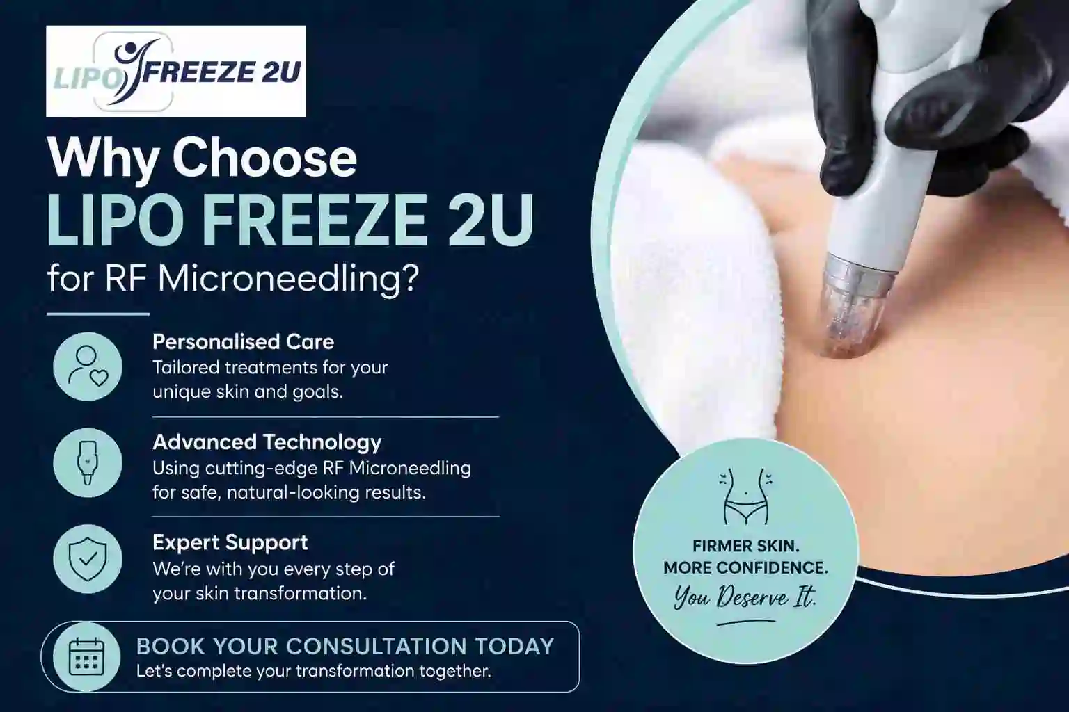 Why Choose LIPO FREEZE 2U for RF Microneedling Wilmslow?